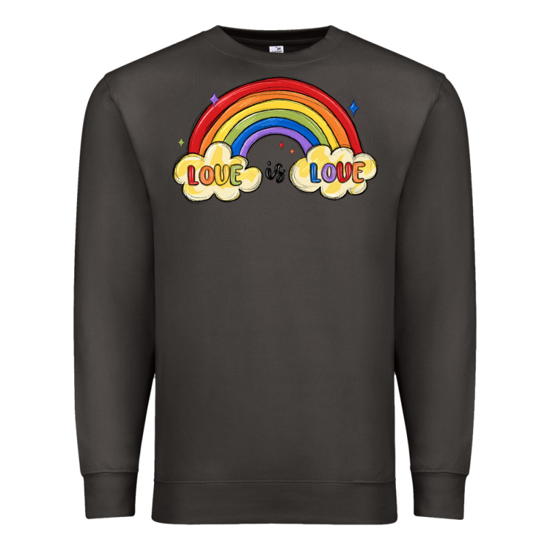 Love Is Love Lgbtq Premium Sweatshirt by MaliasSmallBusiness | Teevron
