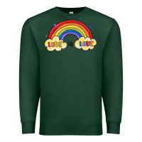 Sports Green love is love lgbtq Premium Sweatshirt - MaliasSmallBusiness