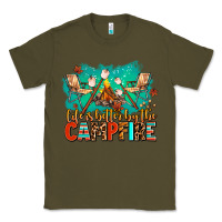 Army Green life is better by the campfire Classic Tee - AdoDesignShop