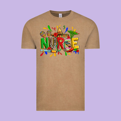 Cinco De Mayo Nurse Vintage Tee Designed By Zillion Design Studio