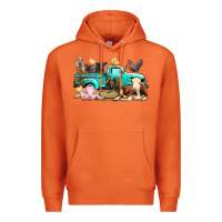 Carrot Farm Animals Truck Premium Hoodie - BundleAndBundleShop
