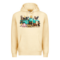 Pina Colada Farm Animals Truck Premium Hoodie - BundleAndBundleShop