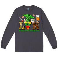 Smoke lvn juneteenth licensed vocational nurse with croc Long Sleeve Tee - AdoDesignShop