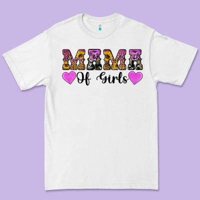 Western Mama Of Girls Premium Tee Designed By Artiststas