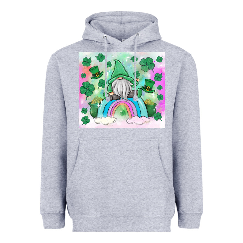 St Patrick's Gnome Heavyweight Hoodie by MaliasSmallBusiness | Teevron