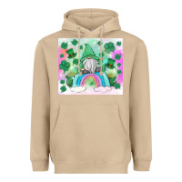 Mushroom st patrick's gnome Heavyweight Hoodie - MaliasSmallBusiness