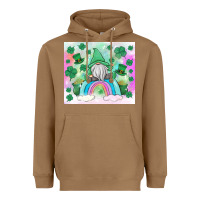 Toasted Coconut st patrick's gnome Heavyweight Hoodie - MaliasSmallBusiness