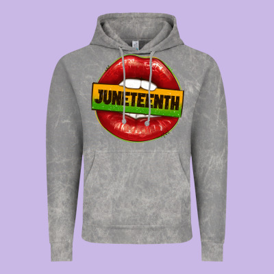 Vintage Hoodie juneteenth lips