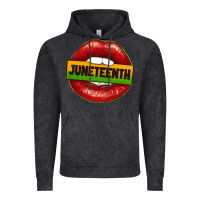 Vintage Black juneteenth lips Vintage Hoodie - texasbilliewilder