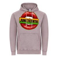 Vintage Zinc juneteenth lips Vintage Hoodie - texasbilliewilder