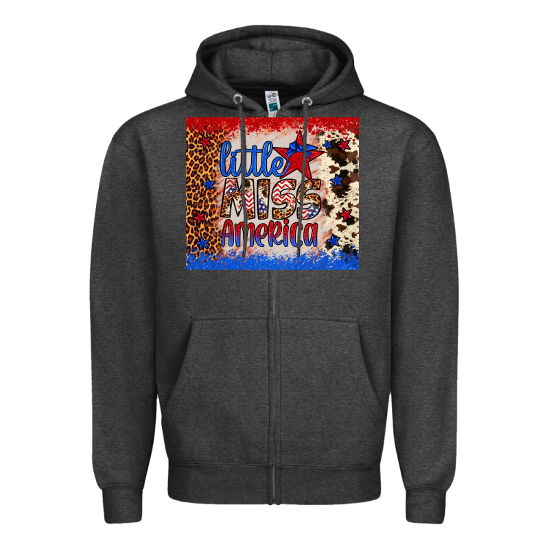 Little Miss America Zipper Hoodie by Artiststas | Teevron