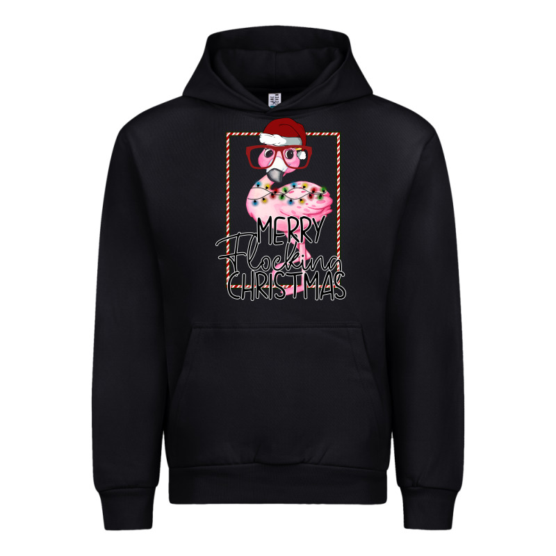 Merryy Flocking Christmas Flamingo Urban Hoodie by Bettercallsaul | Teevron