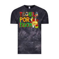 Cloud Black tequila por favor Vintage Tee - Zillion Design Studio