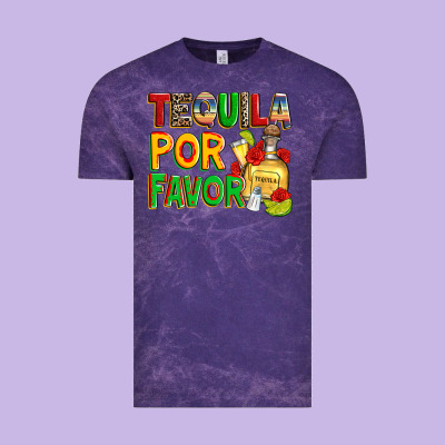 Tequila Por Favor Vintage Tee Designed By Zillion Design Studio