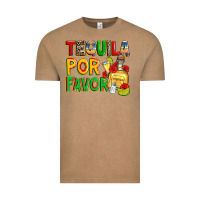 Vintage Coffee tequila por favor Vintage Tee - Zillion Design Studio