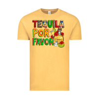 Vintage Mustard tequila por favor Vintage Tee - Zillion Design Studio
