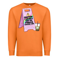 Carrot caution i haven't had my coffee yet Premium Sweatshirt - MaliasSmallBusiness