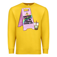 Lemon caution i haven't had my coffee yet Premium Sweatshirt - MaliasSmallBusiness