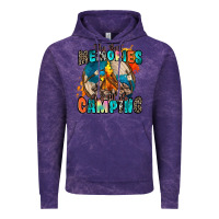 Cloud Purple the best memories are made camping Vintage Hoodie - Zillion Design Studio