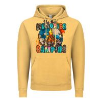 Vintage Mustard the best memories are made camping Vintage Hoodie - Zillion Design Studio