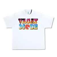 White vacay mode watermelon Urban Heavy Tee - BarkalooDesign