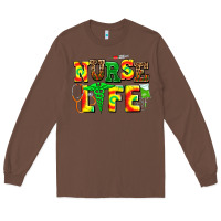 Chestnut juneteenth nurse life Long Sleeve Tee - AdoDesignShop