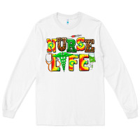 White juneteenth nurse life Long Sleeve Tee - AdoDesignShop