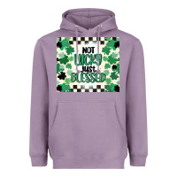 Lavender not lucky just blessed Heavyweight Hoodie - MaliasSmallBusiness