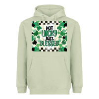 Matcha not lucky just blessed Heavyweight Hoodie - MaliasSmallBusiness