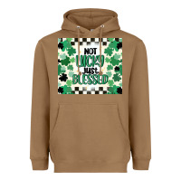 Toasted Coconut not lucky just blessed Heavyweight Hoodie - MaliasSmallBusiness