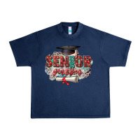 Navy senior 2023 mom Urban Heavy Tee - Zillion Design Studio