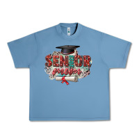 Pebble Blue senior 2023 mom Urban Heavy Tee - Zillion Design Studio
