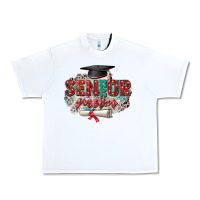 White senior 2023 mom Urban Heavy Tee - Zillion Design Studio