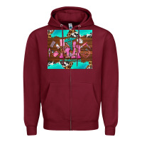 Burgundy ma medical assistant and elements Zipper Hoodie - AdoDesignShop