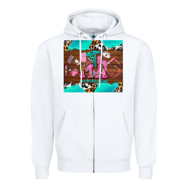 Ma Medical Assistant And Elements Zipper Hoodie by AdoDesignShop | Teevron