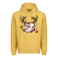 Antique Gold Baseball Horn Christmas Premium Hoodie - BundleAndBundleShop