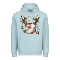 Blue Mist Baseball Horn Christmas Premium Hoodie - BundleAndBundleShop