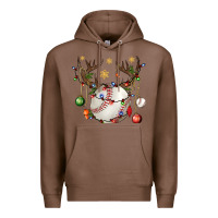 Chestnut Baseball Horn Christmas Premium Hoodie - BundleAndBundleShop