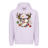 Lilac Baseball Horn Christmas Premium Hoodie - BundleAndBundleShop