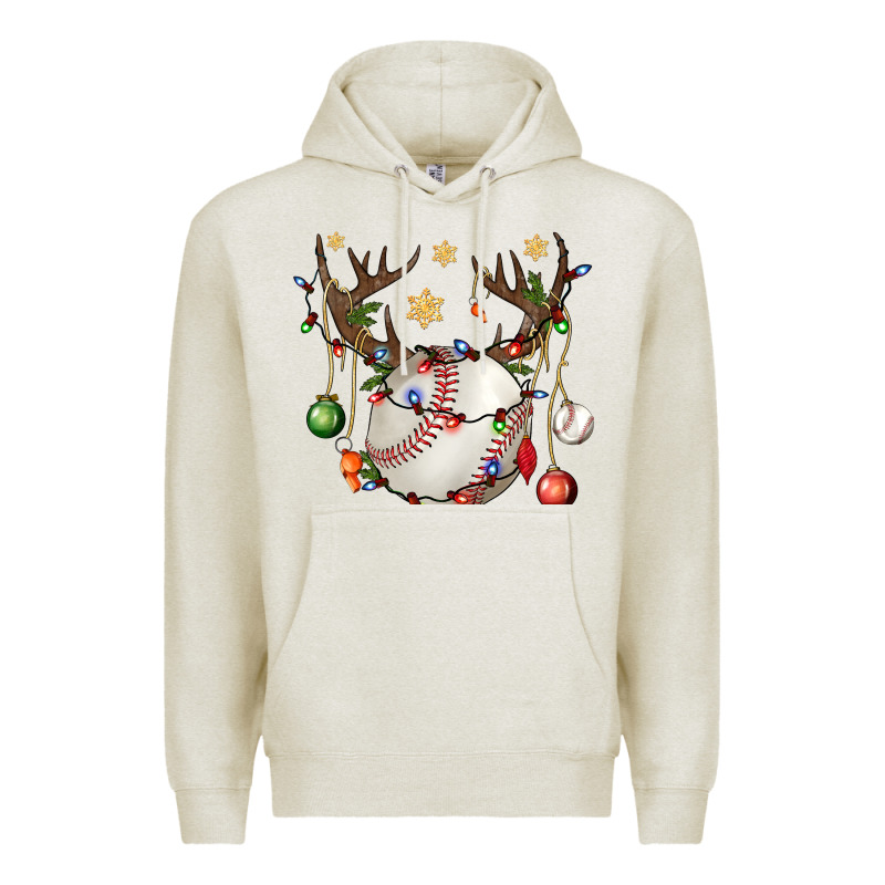 Baseball Horn Christmas Premium Hoodie by BundleAndBundleShop | Teevron