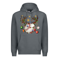 Rock Baseball Horn Christmas Premium Hoodie - BundleAndBundleShop