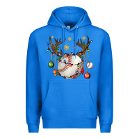 True Royal Baseball Horn Christmas Premium Hoodie - BundleAndBundleShop