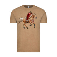 Vintage Coffee christmas cowgirl Vintage Tee - RanaPortraitStore