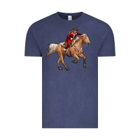Vintage Denim christmas cowgirl Vintage Tee - RanaPortraitStore