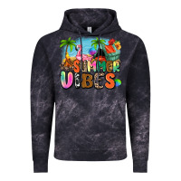 Cloud Black summer vibes camp Vintage Hoodie - Zillion Design Studio
