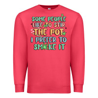 Cardinal some people like to stir the pot i prefer to smoke Premium Sweatshirt - MaliasSmallBusiness