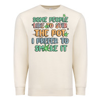 Sandshell some people like to stir the pot i prefer to smoke Premium Sweatshirt - MaliasSmallBusiness