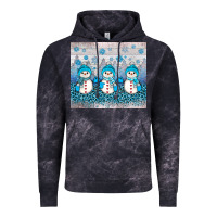 Cloud Black snowman winter Vintage Hoodie - JahusDesignShop