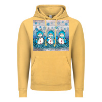 Vintage Mustard snowman winter Vintage Hoodie - JahusDesignShop