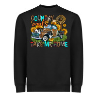 Black country roads take me home Heavyweight Sweatshirt - Zillion Design Studio